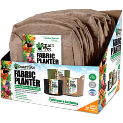 Smart Pot 9.5 in. H X 12 in. D Fabric Grow Bag Planter Natural