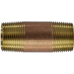 Anderson Metals 1 in. MIP Brass Nipple 6 in. L