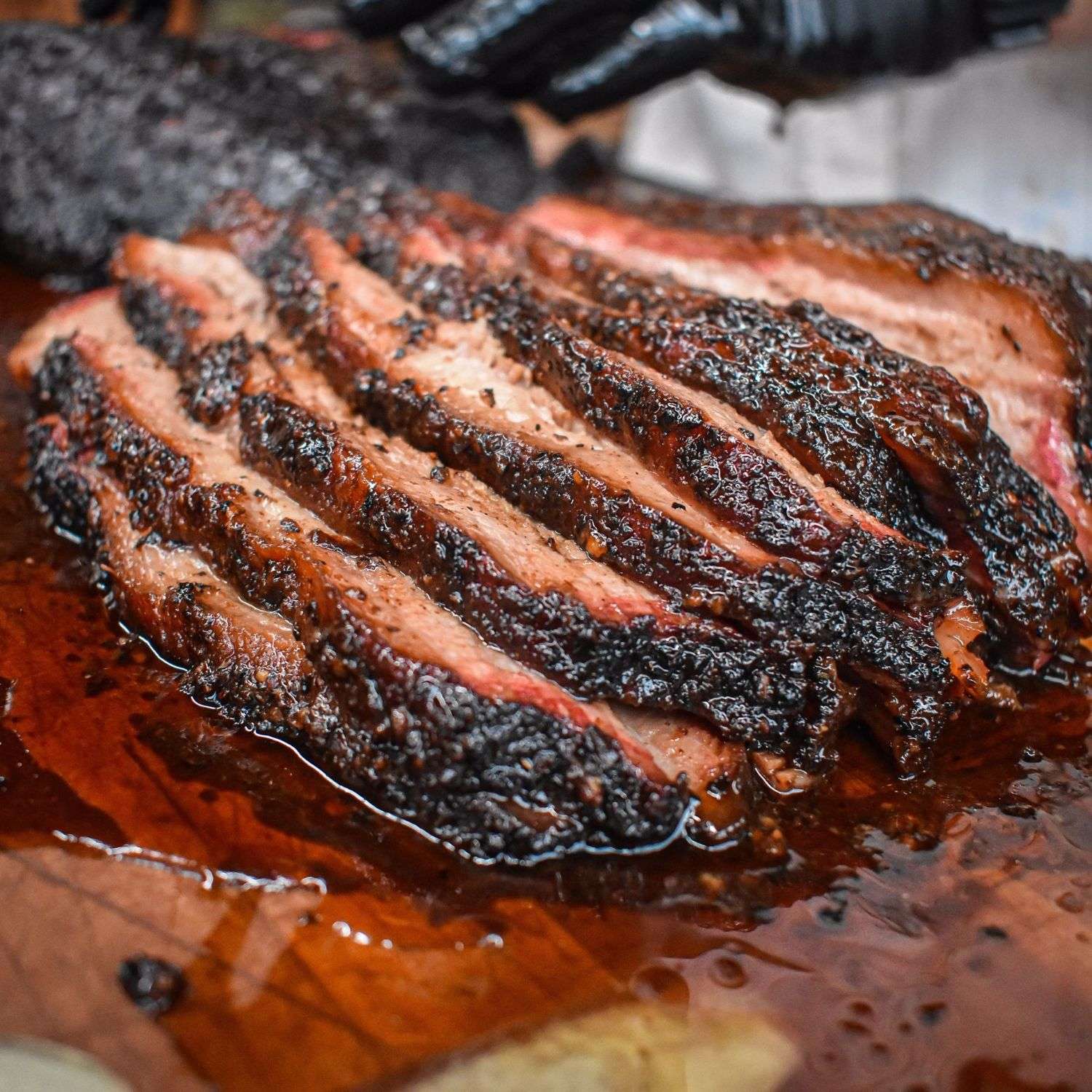 Injecting clearance beef brisket