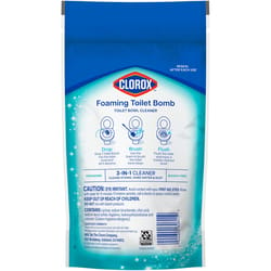 Clorox Foaming Fresh Scent Toilet Bowl Cleaner 5.3 oz Tablet