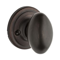 Kwikset Signature Series Laurel Knob Venetian Bronze Dummy Knob Right or Left Handed