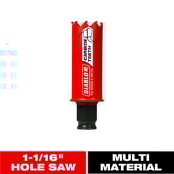 Diablo Snap-Lock Plus 1-1/16 in. Carbide Tipped 2-3/8 in. L X 3/8 in. D Hole Saw