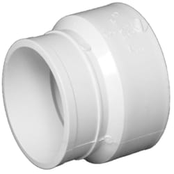 Charlotte Pipe Schedule 40 2 in. Spigot X 2 in. D Hub PVC No Hub Adapter 1 pk