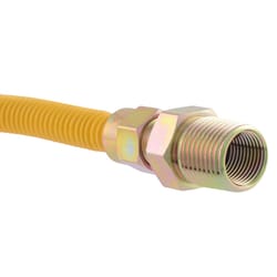 Eastman ProCoat 1/4 in. 3/8 in. D 24 in. Stainless Steel Gas Connector