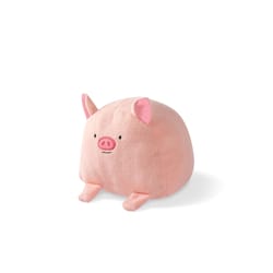 Pet Shop by Fringe Studio Multicolored Plush/Rubber Peter Pig Dog Toy 1 pk