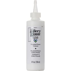 Gallery Glass Crystal Clear Craft Paint Exterior and Interior 8 oz