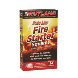 Rutland Safe Lite Wood Fire Starter 24 pk