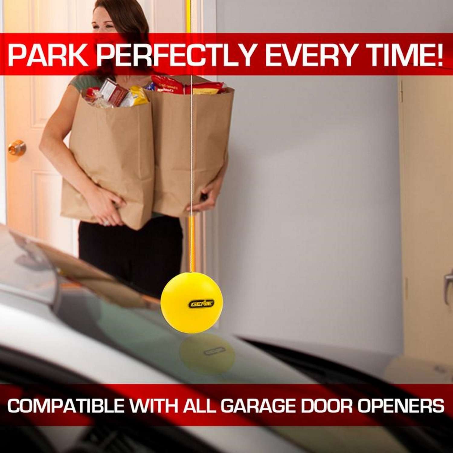 Genie Perfect Stop Yellow Parking Ball 1 pk - Ace Hardware