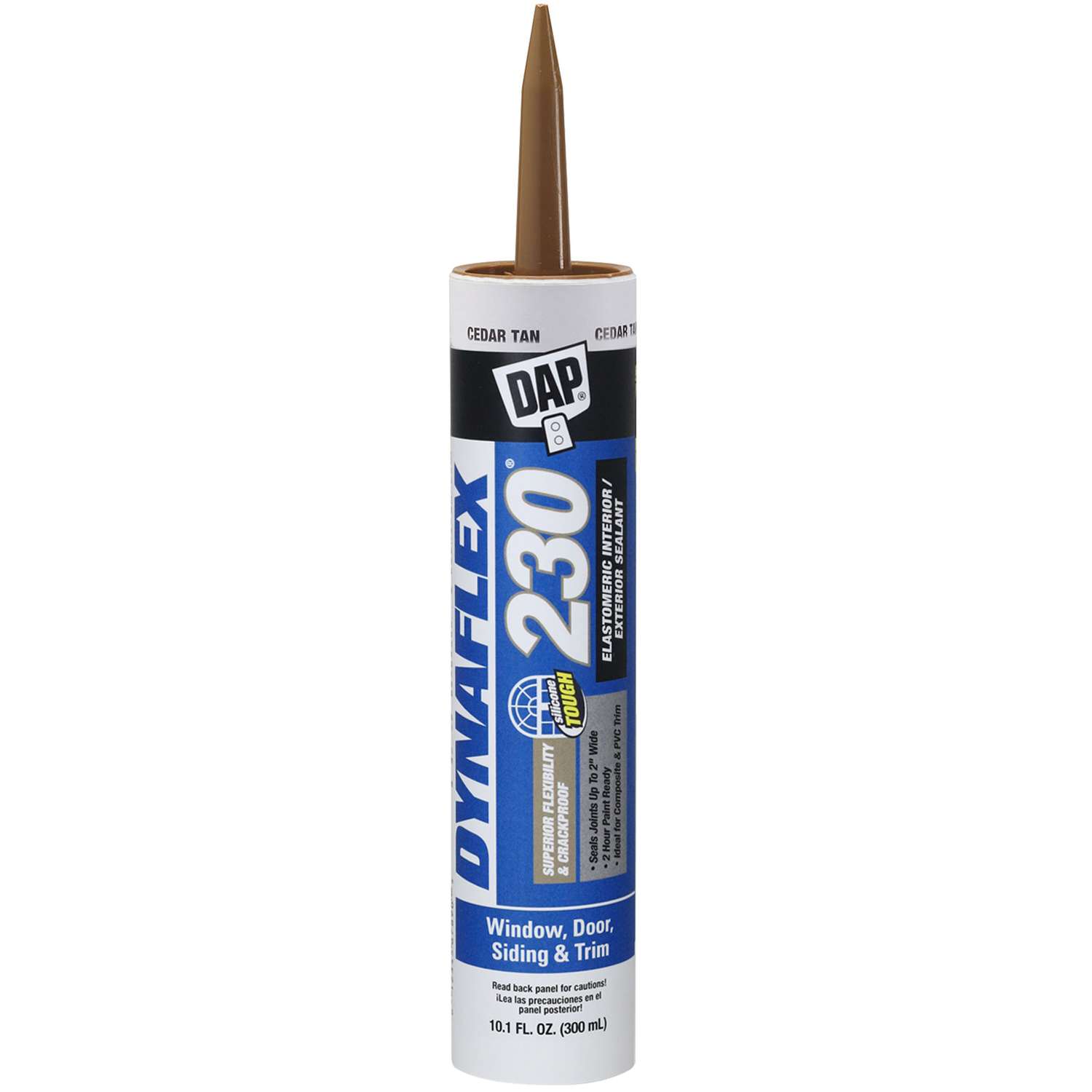 Dap Dynaflex 230 Cedar Tan Silicone Door Trim And Window Sealant 10 1 Oz Ace Hardware