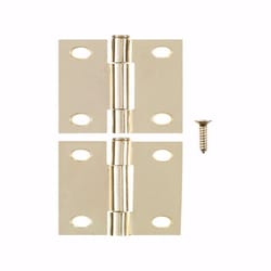 RELIABILT 1-in H Gold Mortise Interior Door Hinge (4-Pack) in the Door  Hinges department at