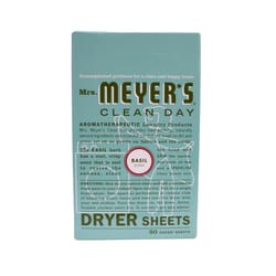 Mrs. Meyer's Clean Day Basil Scent Fabric Softener Sheets 80 pk