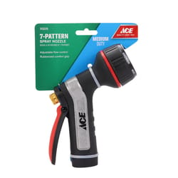 Ace 7 Pattern Adjustable Metal Hose Nozzle