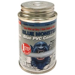 Blue Monster Blue All Weather Cement For PVC 4 oz