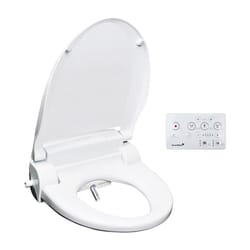 SmartBidet White Elongated Electronic Bidet Toilet Seat