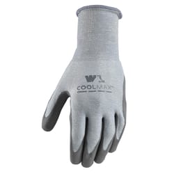 Wells Lamont Coolmax Men's Outdoor Knit Work Gloves Gray L 1 pk