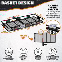 Mockins Black Cargo Carrier 1 pk