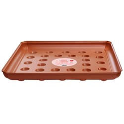 Everspring 1.62 in. H X 16 in. W X 16 in. D Plastic Plant Saucer Terracotta