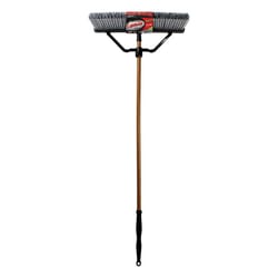 Harper 24 in. best-in-class Assembled Outdoor Rough Surface Push Broom with Steel Brace