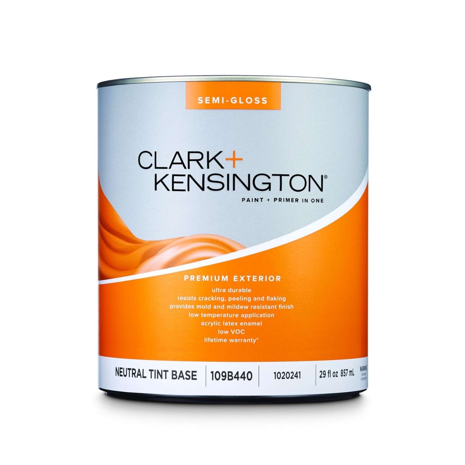 Clark+Kensington Semi-Gloss Tint Base Neutral Base Acrylic Latex ...