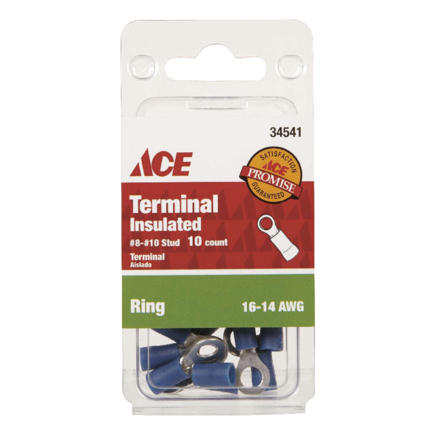 Ace Insulated Wire Ring Terminal Blue 10 pk - Ace Hardware