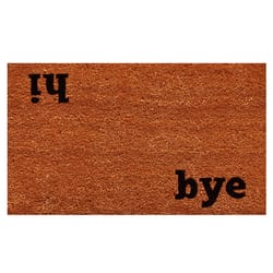 Home & More 1.42  W X 2.42  L Brown Hi Bye Coir Door Mat