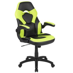 Flash Furniture X10 Green Leather/Mesh Office Chair