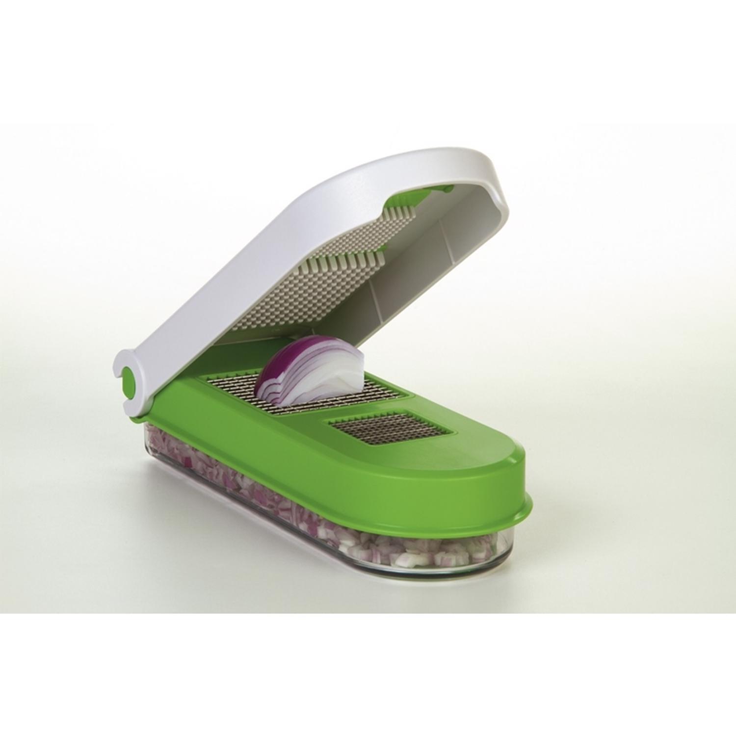 Progressive Prepworks Green/White Plastic Food Chopper Sansujyuku sansujyuku.com