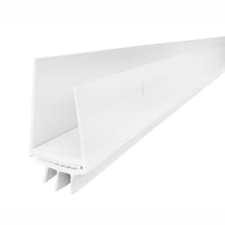 M-D BUILDING PRODUCTS White Vinyl Under Door Seal For Doors 36 in. L X 1.5 in.