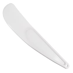 R&M International White Plastic Scaper/Spatula