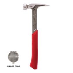 Milwaukee 22 oz Milled Face Framing Hammer 15 in. Steel Handle