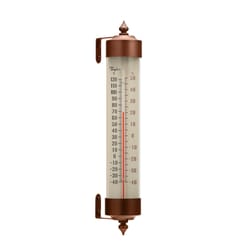 Taylor Heritage Tube Thermometer Aluminum Copper 12.25 in.