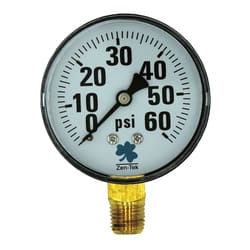 Zenport 2.5 in. ABS Plastic Dry Pressure Gauge 60 psi