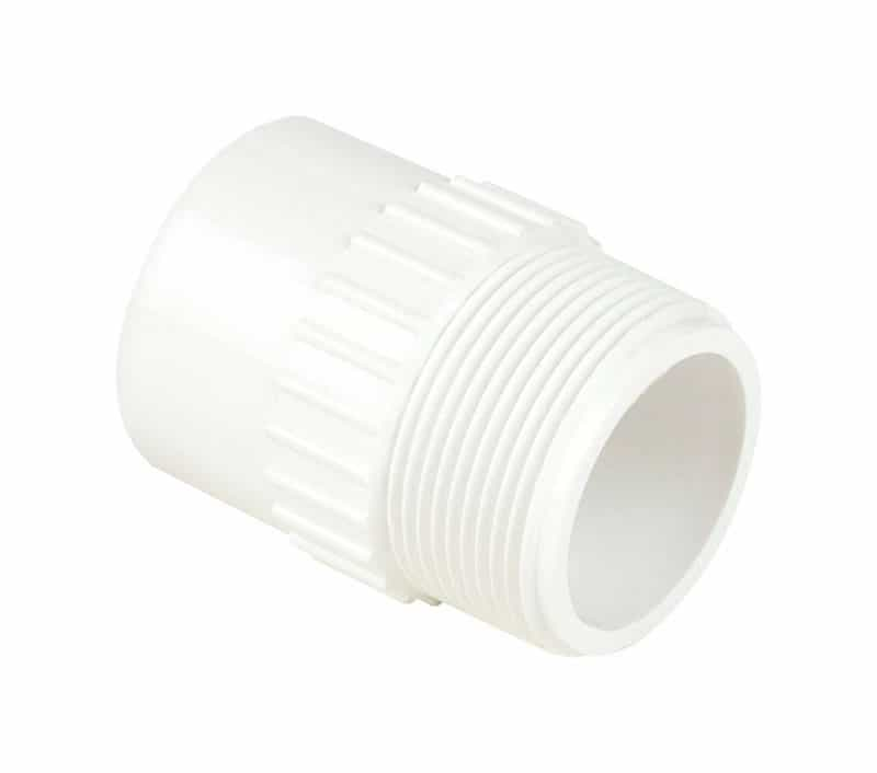 Dura Schedule 40 1/2 in. MIPT x 1 in. Dia. Slip PVC Male Adapter - Ace ...