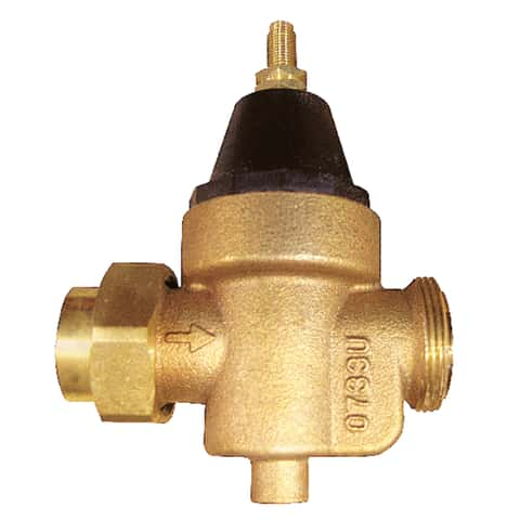 Watts 1 in. Female Solder Union Bronze Water Pressure Reducing Valve 1 in.  FNPT 1 pk