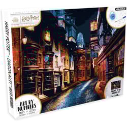 Aquarius Harry Potter Diagon Alley Art By Numbers Painting Kit Multicolored