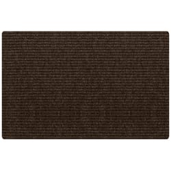 Multy Home Concord 22 in. W X 36 in. L Brown Polyester/Vinyl Utility Mat