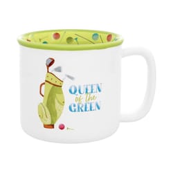 Pavilion Queen of the Green 18 oz White BPA Free Golf Mug