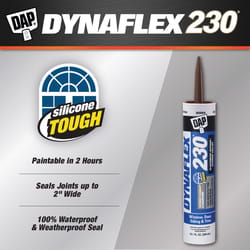 DAP Dynaflex 230 Brown Premium Latex Door/Siding/ Window Sealant 10.1 oz