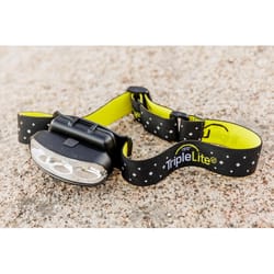 TripleLite 530 lm Black LED Head Lamp AAA Battery