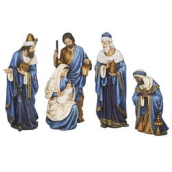 Roman Multicolored Nativity Holy Family Figurine 14.75 in.