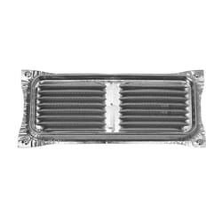 Gibraltar Building Products 8 in. H X 17 in. W Silver Galvanized Steel Foundation Sidewall Vent