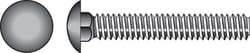 HILLMAN 1/4 in. X 2-1/2 in. L Stainless Steel Carriage Bolt 25 pk