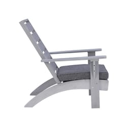 Linon Home Decor Gray Wood Frame Adirondack Chair Gray