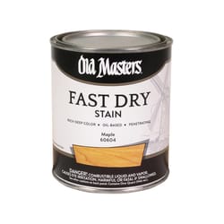 Old Masters Semi-Transparent Maple Oil-Based Alkyd Fast Dry Wood Stain 1 qt