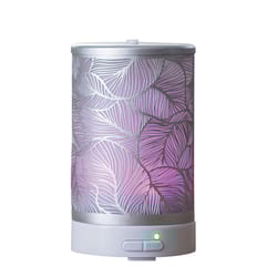 Airome 9.3 in. H X 4.9 in. L Silver Ceramic Ultrasonic Diffuser