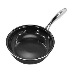 Bene Casa 2-Quart aluminum sauce pan w/ wooden handle, double spout, e