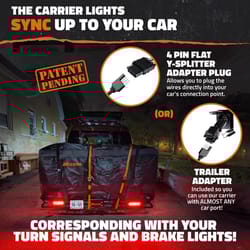 Mockins Black Cargo Carrier Set 1 pk