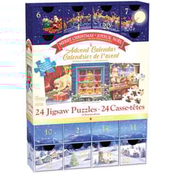 Eurographics Merry Christmas Advent Calendar Jigsaw Puzzles Multicolored 1200 pc