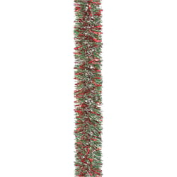 Holiday Trims 4 in. D X 10 ft. L Deluxe Deco Tinsel