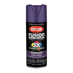 Krylon Fusion All-In-One Gloss Purple Paint+Primer Spray Paint 12 oz